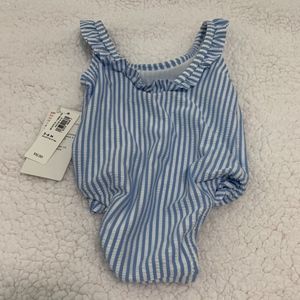 Ruffle Trim Swimsuit for baby girl